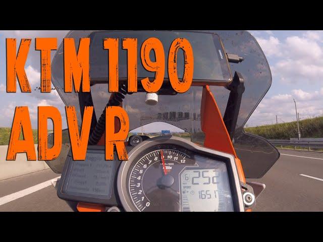 KTM 1190 Adventure R Top Speed