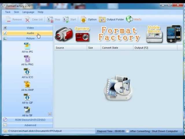 Format Factory Tutorial