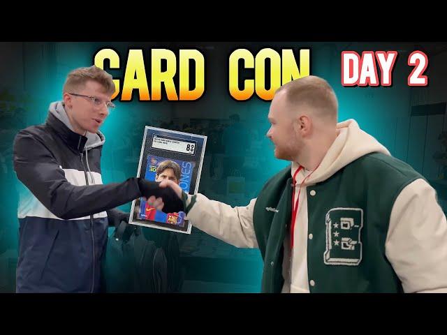 I TRADED AWAY 3 CARDS TO OWN A LIONEL MESSI ROOKIE!!! CARD CON DAY 2!