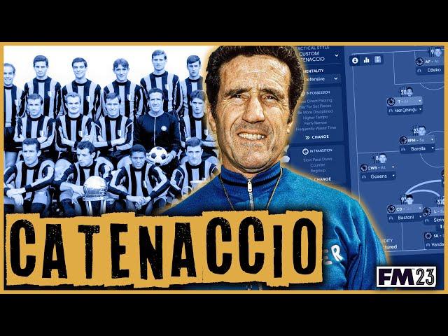 THE PERFECT CATENACCIO FM23 TACTIC | HERRERA'S  GRANDE INTER