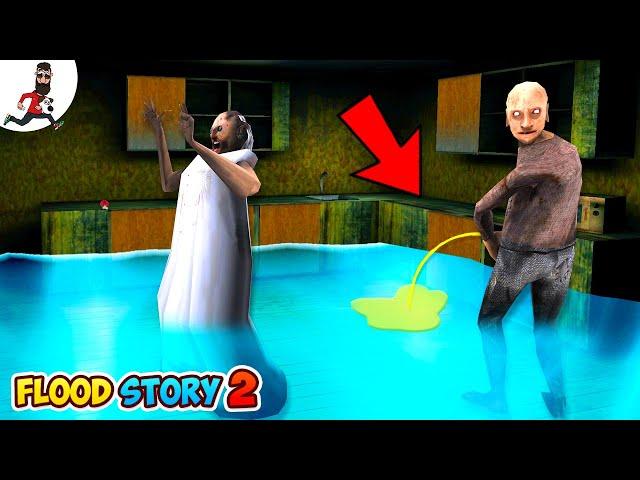 Flood in Granny's house 2  Funny Animation Granny, Grandpa, Ice Scream