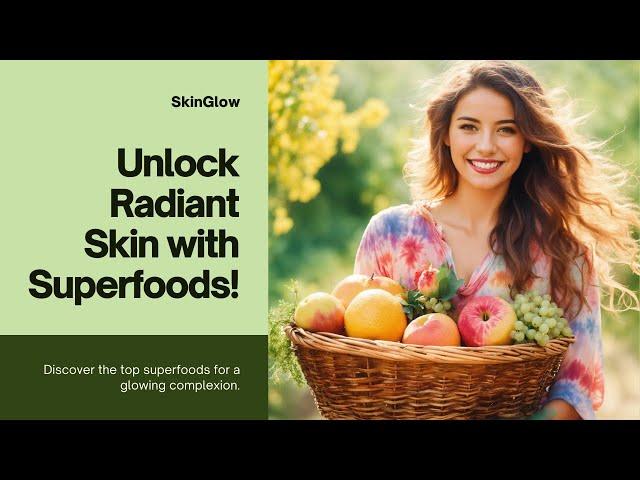 Top 10 Superfoods for Radiant and Healthy Skin | Vitality Vibes #skinhealth #radiantskin #skincare