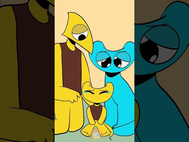 Yellow X Cyans BABY HAPPINESS | RAINBOW FRIENDS CHAPTER 2 ANIMATION #rainbowfriendschapter2 #shorts