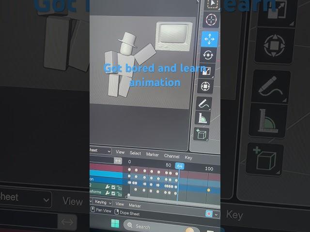 I had nothing else to do #animation #roblox #blender3d