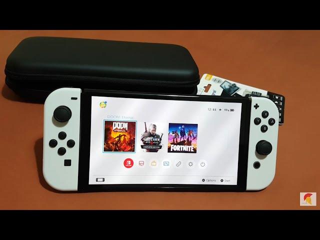 Nintendo Switch OLED Accessories and 512 GB Micro SD Card