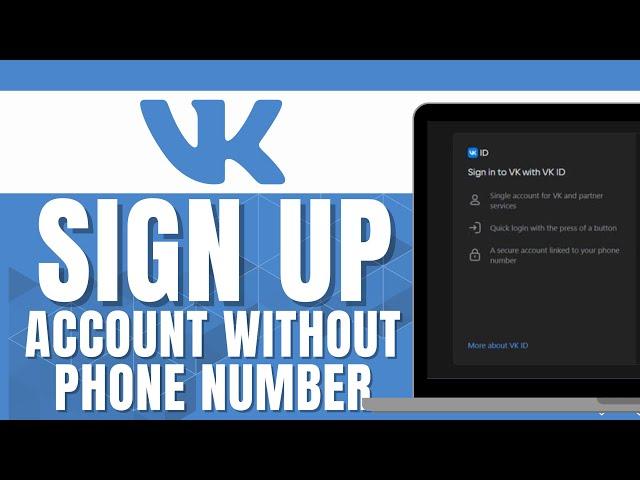 HOW TO SIGN UP VK ACCOUNT WITHOUT PHONE NUMBER