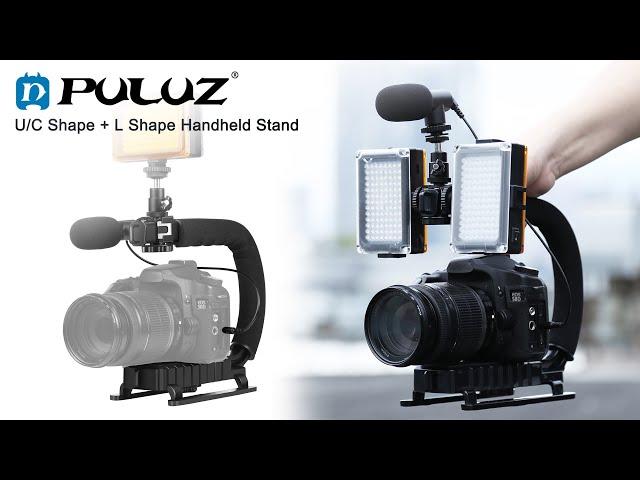 PULUZ U/C Shape Portable Handheld DV Bracket Stabilizer