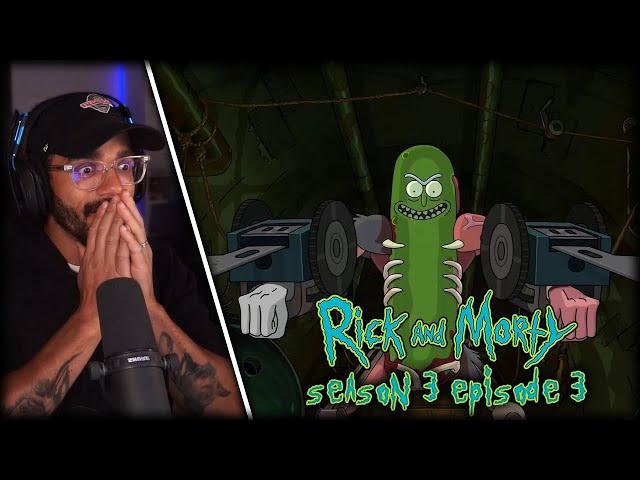 Rick and Morty: Season 3 Episode 3 Reaction! - Pickle Rick