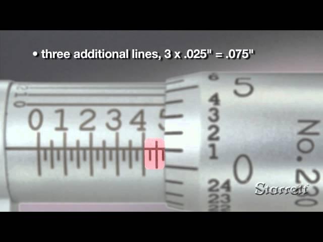 Using and Measuring with an Outside Micrometer: How to Read an Inch Micrometer (Part 2)