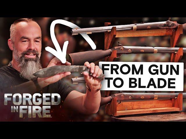 Recycling Old Rifles into Fierce Blades | Forged in Fire (Season 3)