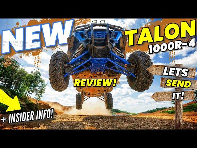 Is it too SLOW? NEW Honda Talon 1000R 4-seater Review at Mid America Outdoors!