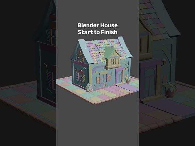 Which of the two renders looks better  #blender #3dart #house #3dmodeling #building #render #3d