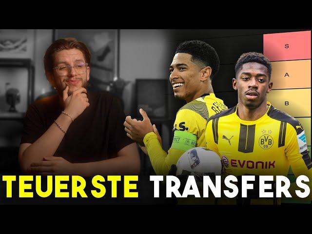 Ich ranke die TEUERSTEN Transfers vom BVB! | Borussia Dortmund Tierlist ️