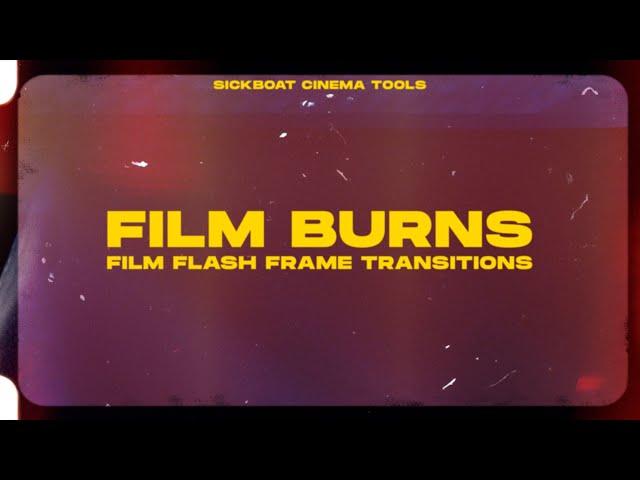 Film Burns | Film Flash Frames | Film Transitions (8mm + 16mm Film Burns)