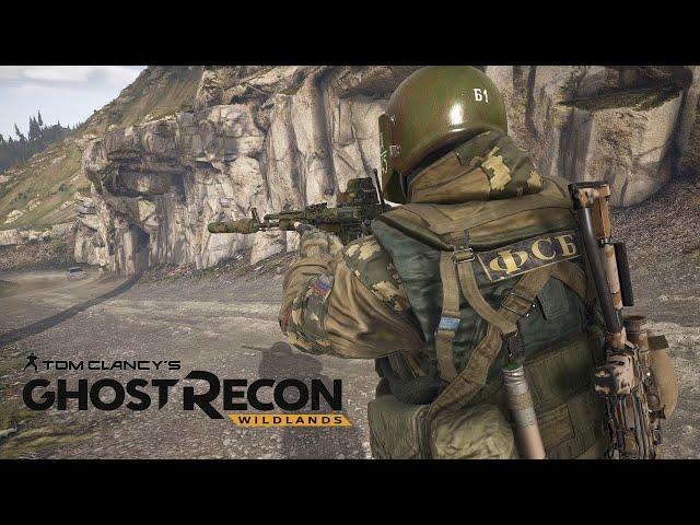 СПЕЦНАЗ ФСБ освобождает заложников /Tom Clancy's Ghost Recon Wildlands/ Тактический стелс геймплей