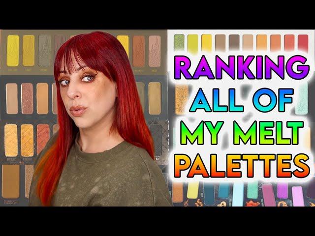 RANKING 15 MELT COSMETICS PALETTES  From Worst to OMG BEST