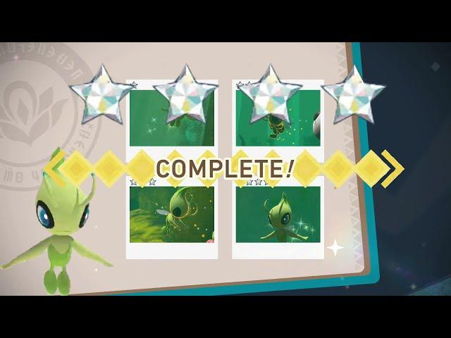 How To Get 1 To 4 DIAMOND STARS For Celebi! New Pokemon Snap!