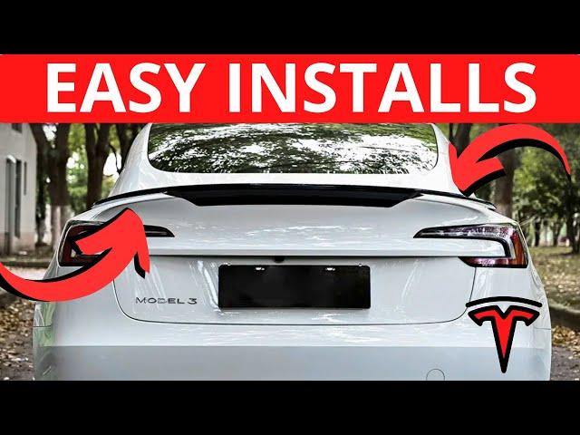 13 EASY Tesla DIY Upgrades & Accessories Installs