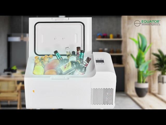 Equator's Portable Fridge-Freezer with Retractable Handle | PFF 07