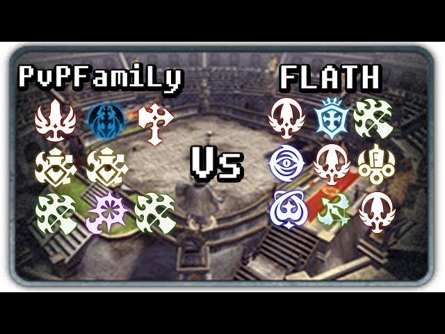 DN INA (93 lvl cap) PVP Wipeout (Kill or Fall) GVG: PvPFamiLy Vs FLATH #2