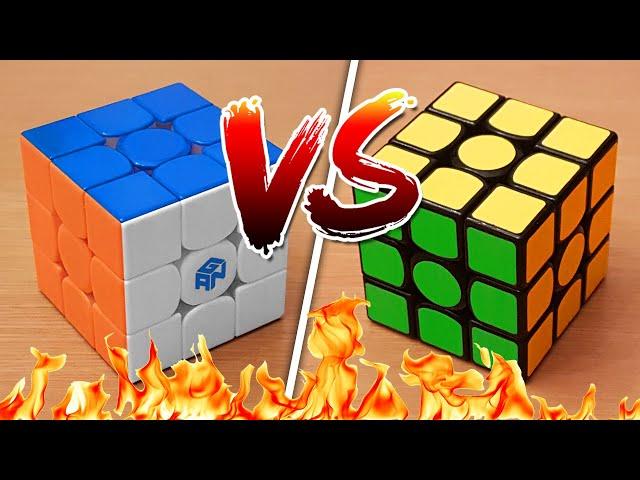 Stickers VS Stickerless Rubik's Cubes