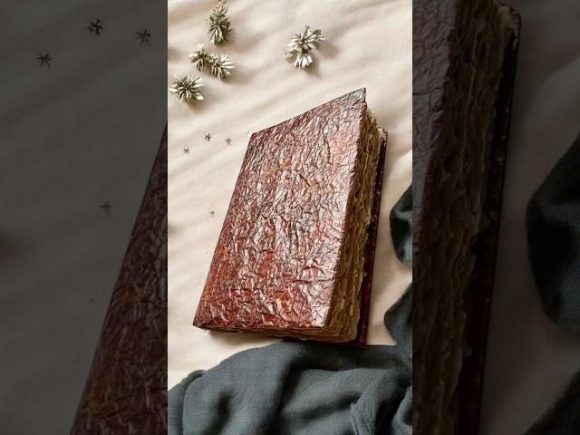 Vintage journal diary/book making without leather  #shortsfeed #diy #craft #shorts