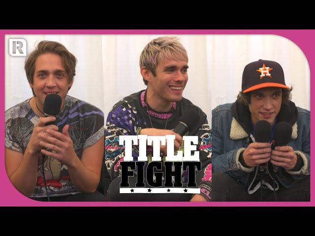 How Many Waterparks Songs Can Awsten, Geoff & Otto Name In 1 Minute? - Title Fight