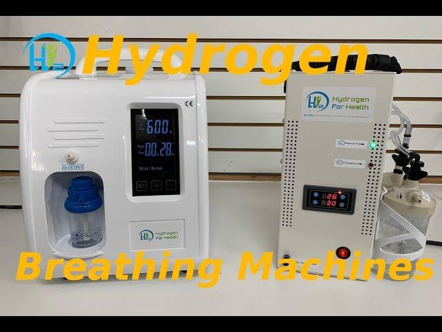 Hydrogen Breathing machines for inhaling H2 and Browns Gas