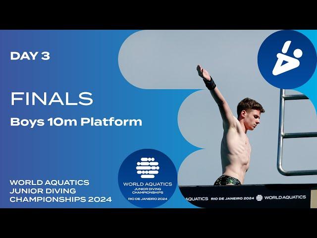 Boys 10m Platform | Day 3 | Finals | World Aquatics Junior Diving Championships 2024