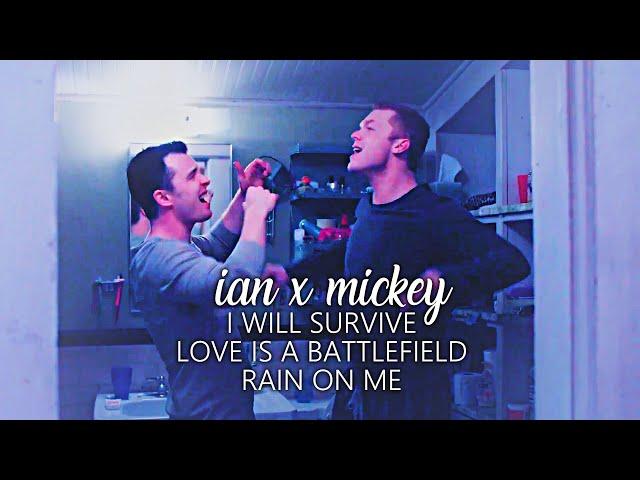 gallavich  | ian & mickey [+11x10] - i will survive / love is a battlefield / rain on me