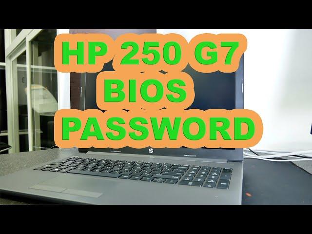 How to Remove Bios Password HP 250 G7 Easy Tutorial