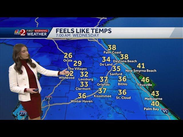 Freeze warnings, frost advisories across Central Florida