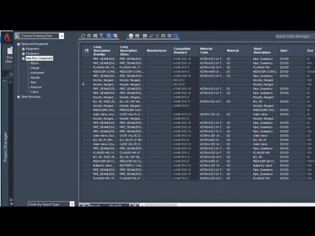 Plant 3d Tutorial For |Bill Of Material Extraction |Piping MOQ|