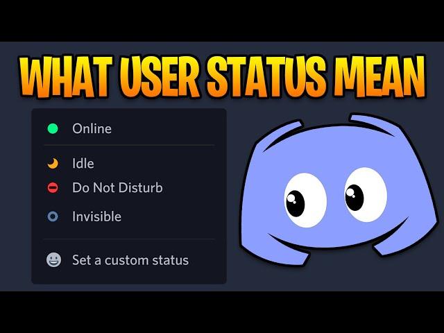 What Each Discord User Status Mean