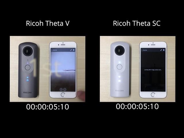 Ricoh Theta V vs. Ricoh Theta SC - Speed Comparison in the HoloBuilder JobWalk App