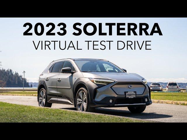 2023 Subaru Solterra AWD with Technology Package Walkaround and Virtual Test Drive