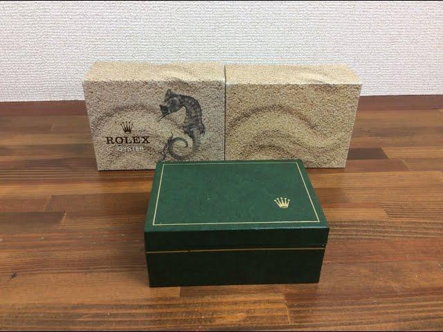 Rolex Vintage Seahorse Oyster Watch Box