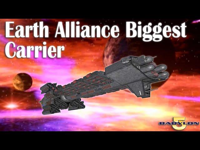 Earth Alliance Biggest Carrier | Poseidon-class Super Carrier (Babylon 5)