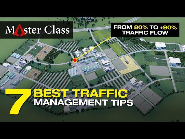 Master Class Guide - 7 Best Traffic Management Tips in Cities Skylines  |  MS-E03