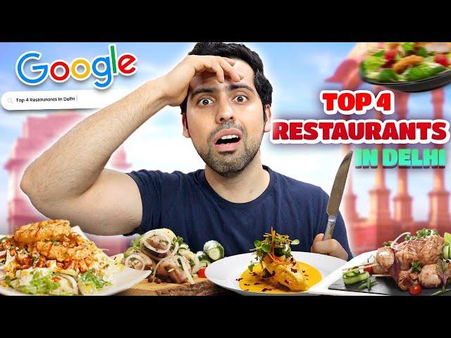 Trying Delhi’s Top Restaurants as per Google | Itne mehange kyu hai yar@cravingsandcaloriesvlogs