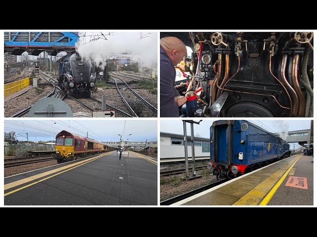 Train Spotting At Peterborough Railway Station part 2 December 2024