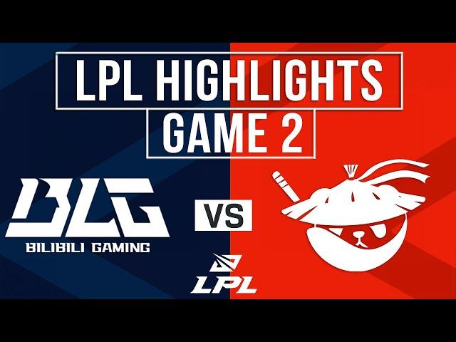 BLG vs AL Highlights Game 2 | LPL 2025 Split 2 Playoffs | Bilibili Gaming vs Anyone's Legend