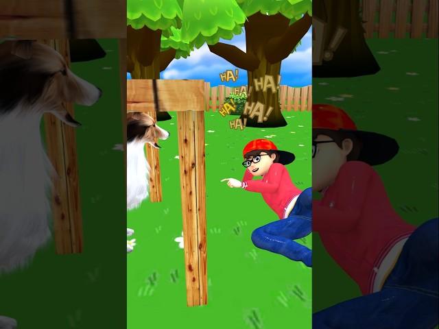 Scary Teacher 3D Nick Teases Wolves in the Forest #funny #animation #shorts