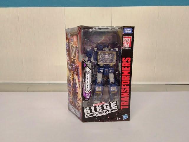 Обзор трансформера Soundwave - Siege WfC - Voyager Class - Hasbro. Музей Р-ТФ.