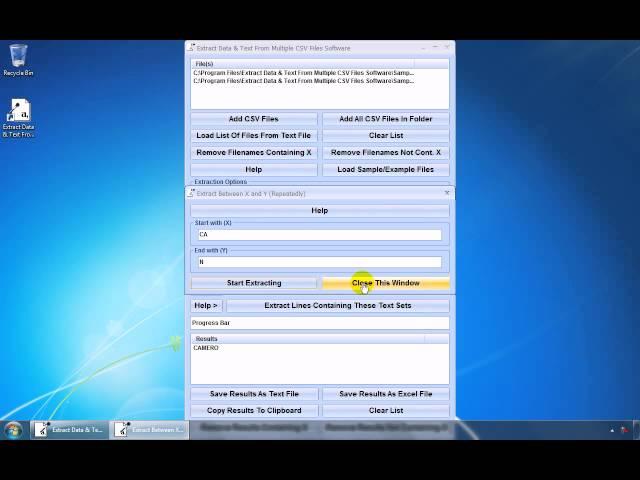 How To Use Extract Data & Text From Multiple CSV Files Software