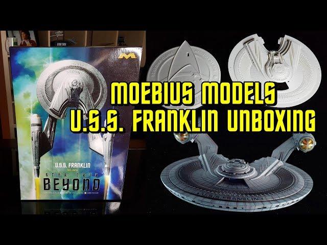 Unboxing the U.S.S. Franklin Model Kit from Star Trek Beyond by Moebius Models