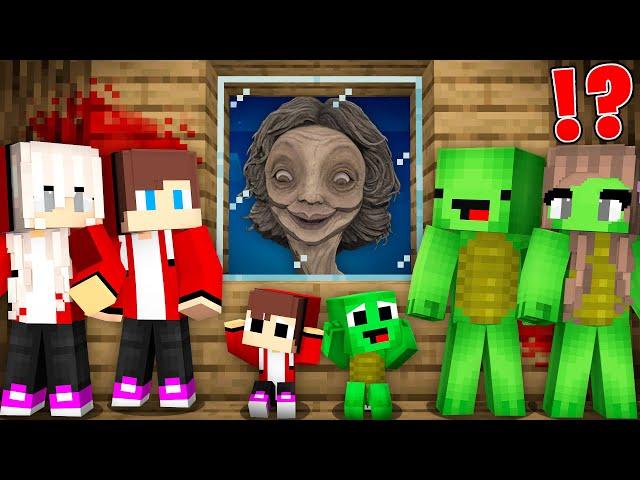 JJ and Mikey Family HIDE From Scary TEACHER LITTLE NIGHTMARES - in Minecraft Maizen!