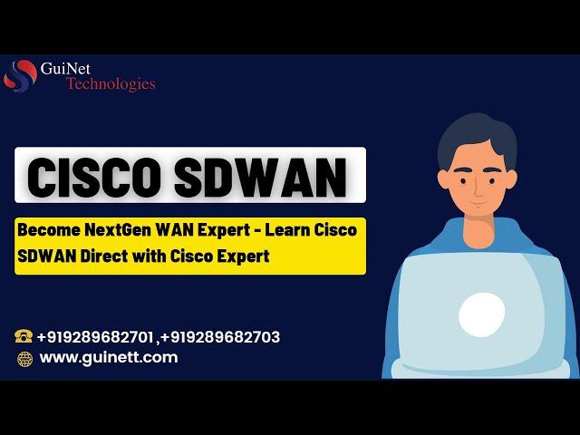 Become NextGen WAN Expert - Learn Cisco SDWAN Direct with Cisco Expert