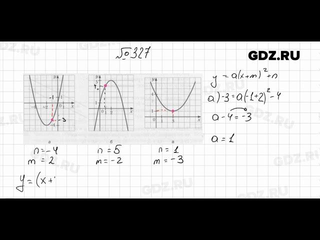 № 327 - Алгебра 9 класс Мерзляк