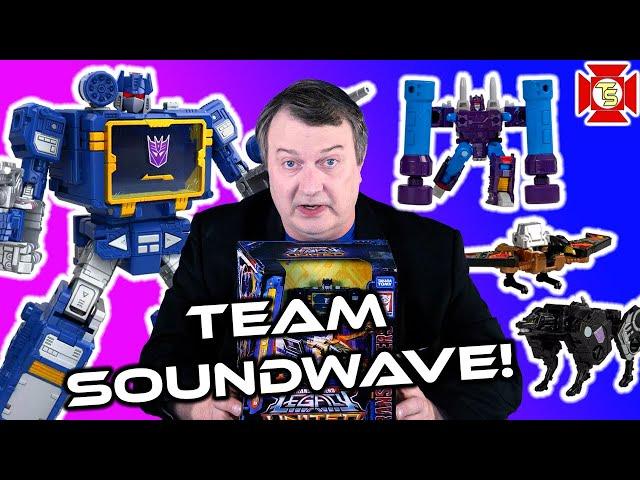 TRANSFORMERS G1 SOUNDWAVE Legacy United with Cassettes Review